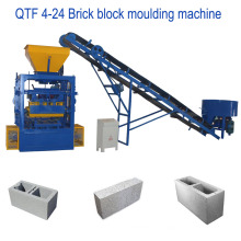 QT4-24 melhor venda de moldagem por vibração de concreto máquina de moldagem de tijolos sólidos